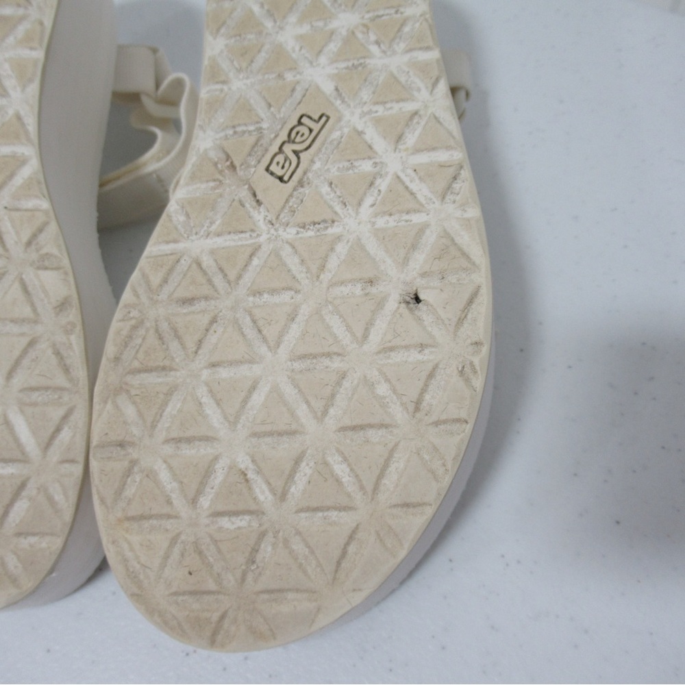 Teva Y2K White Flatform Universal Sandals Size 8 - Picture 15 of 16